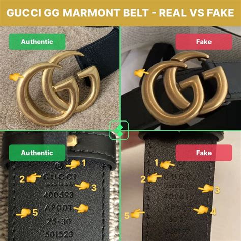 gucci marmont belt real vs fake|authentic gucci belt box.